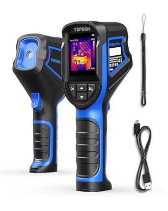 TOPDON TC004 Mini Thermal Imaging Camera, 240 x 240 TISR Resolution
