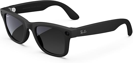 Ray-Ban Meta (Gen 1), Wayfarer, Matte Black | Smart AI Glasses for Men, Women