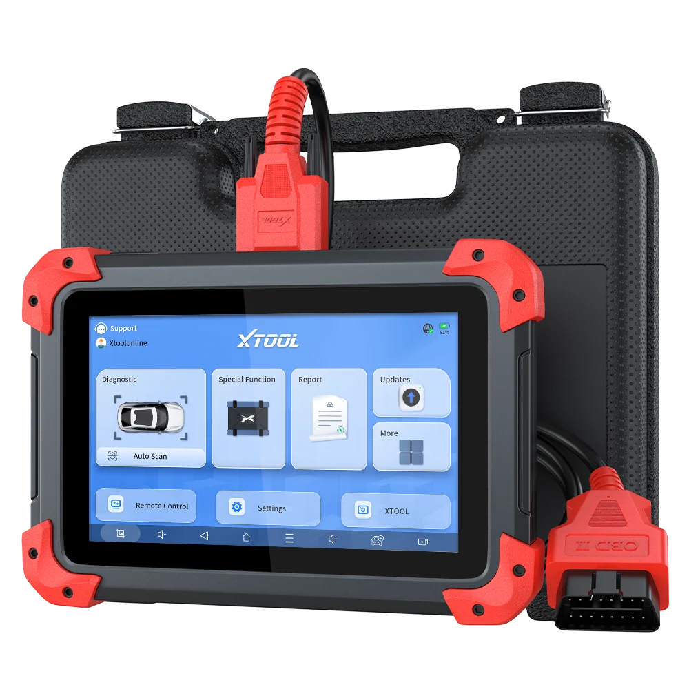 XTOOL D7 Bidirectional Scan Tool, 39+ Resets, ECU Coding OBD2 Scanner